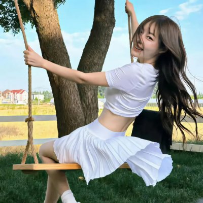 玻璃橱窗中的姑娘